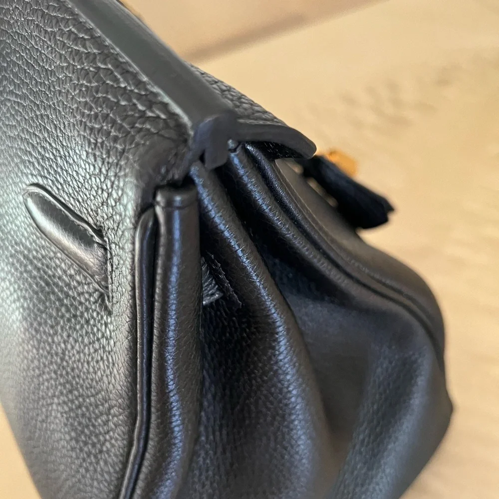 Hermès Birkin 35 noir ( black) Togo gold hardware in excellent condition - Picture 3 of 16
